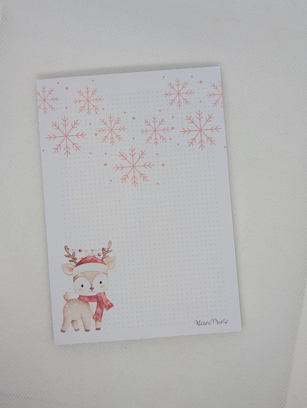 Notizblock Weihnachtsreh  Nr. 17