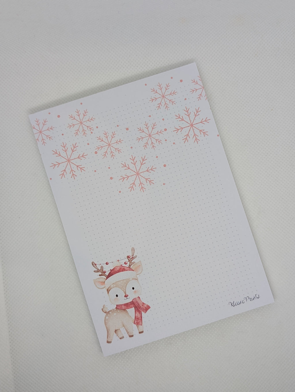 Notizblock Weihnachtsreh  Nr. 17