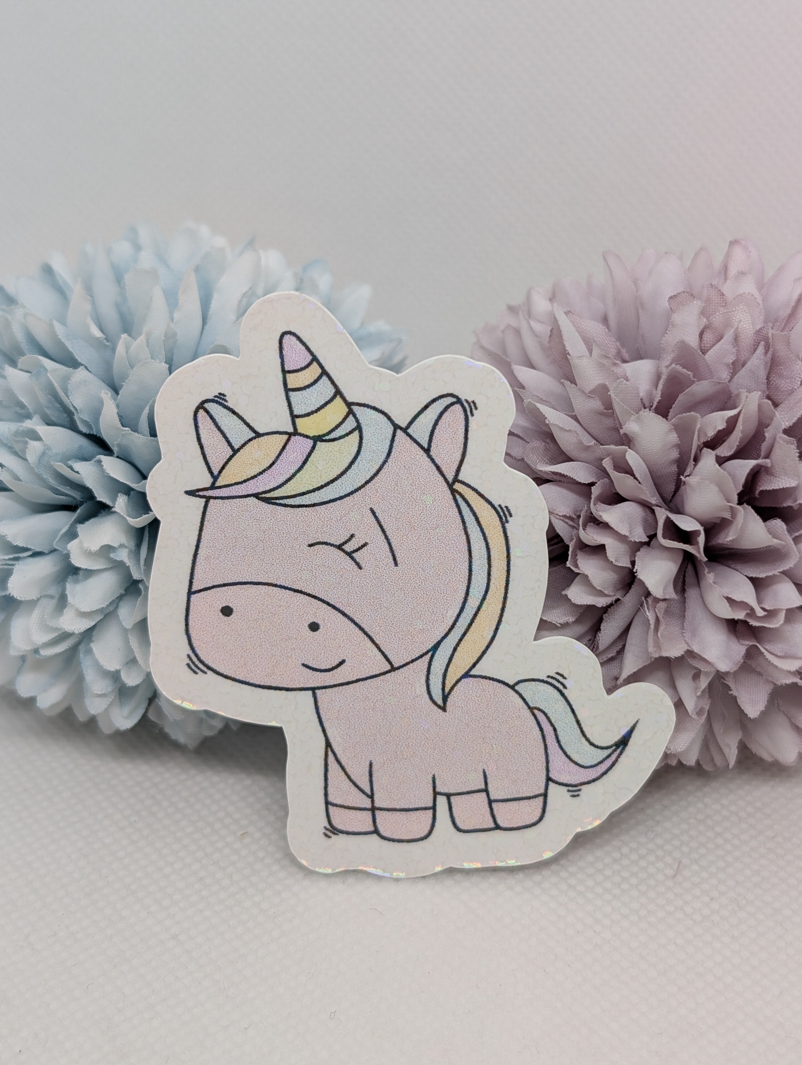 Sticker Einhorn Rosa