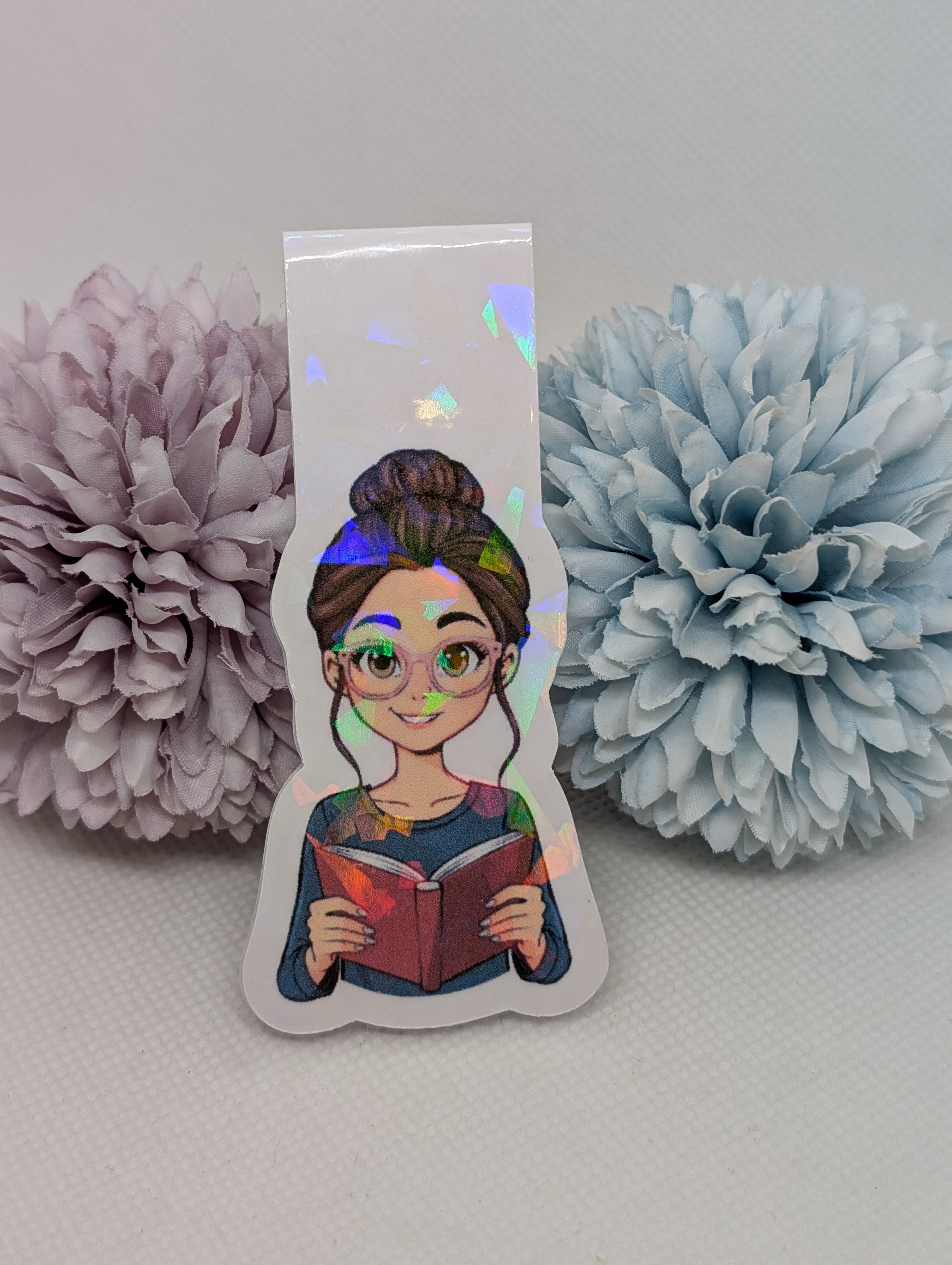 Magnetisches Lesezeichen Buchmädchen