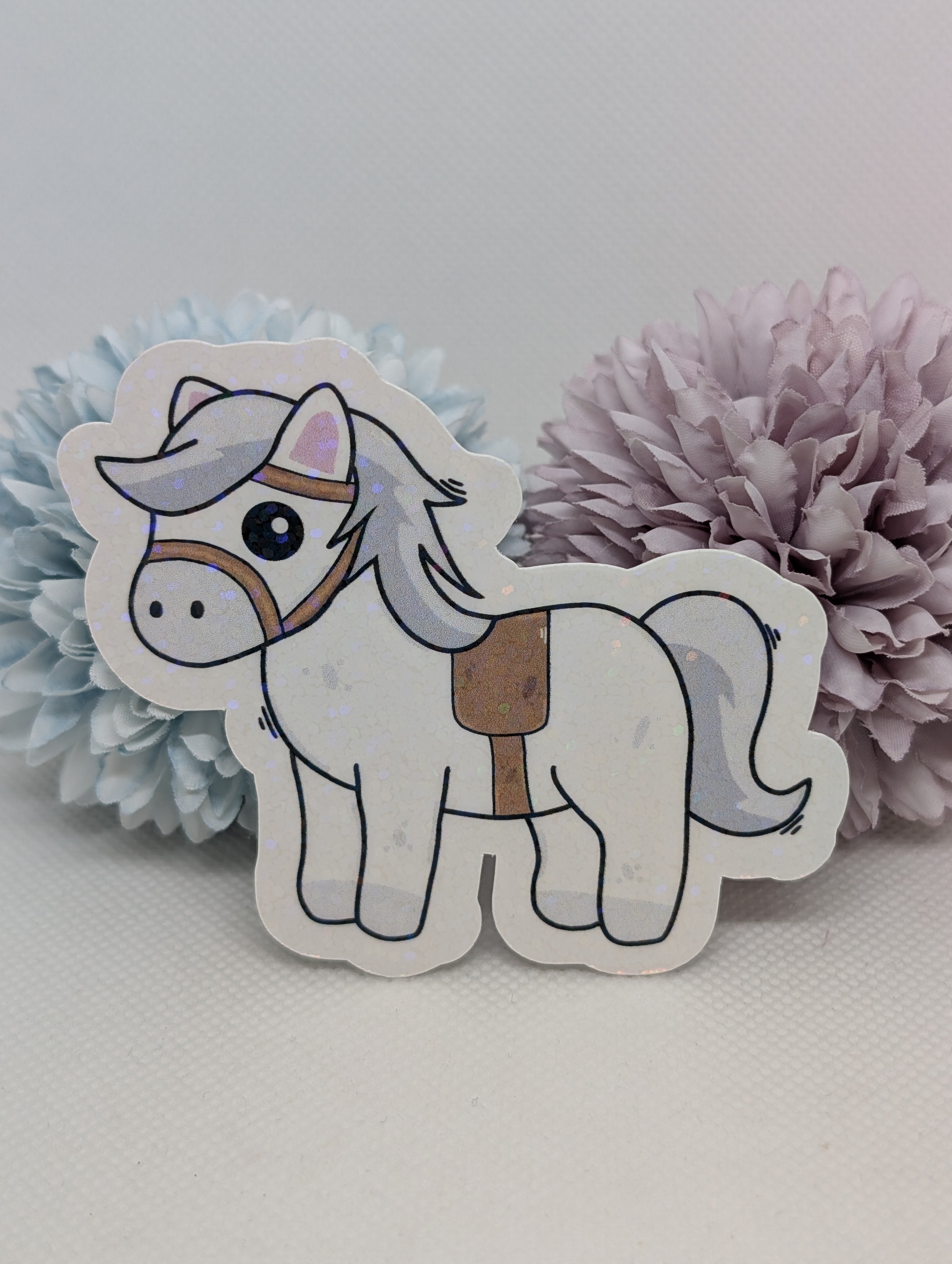 Sticker Pferd Schimmel