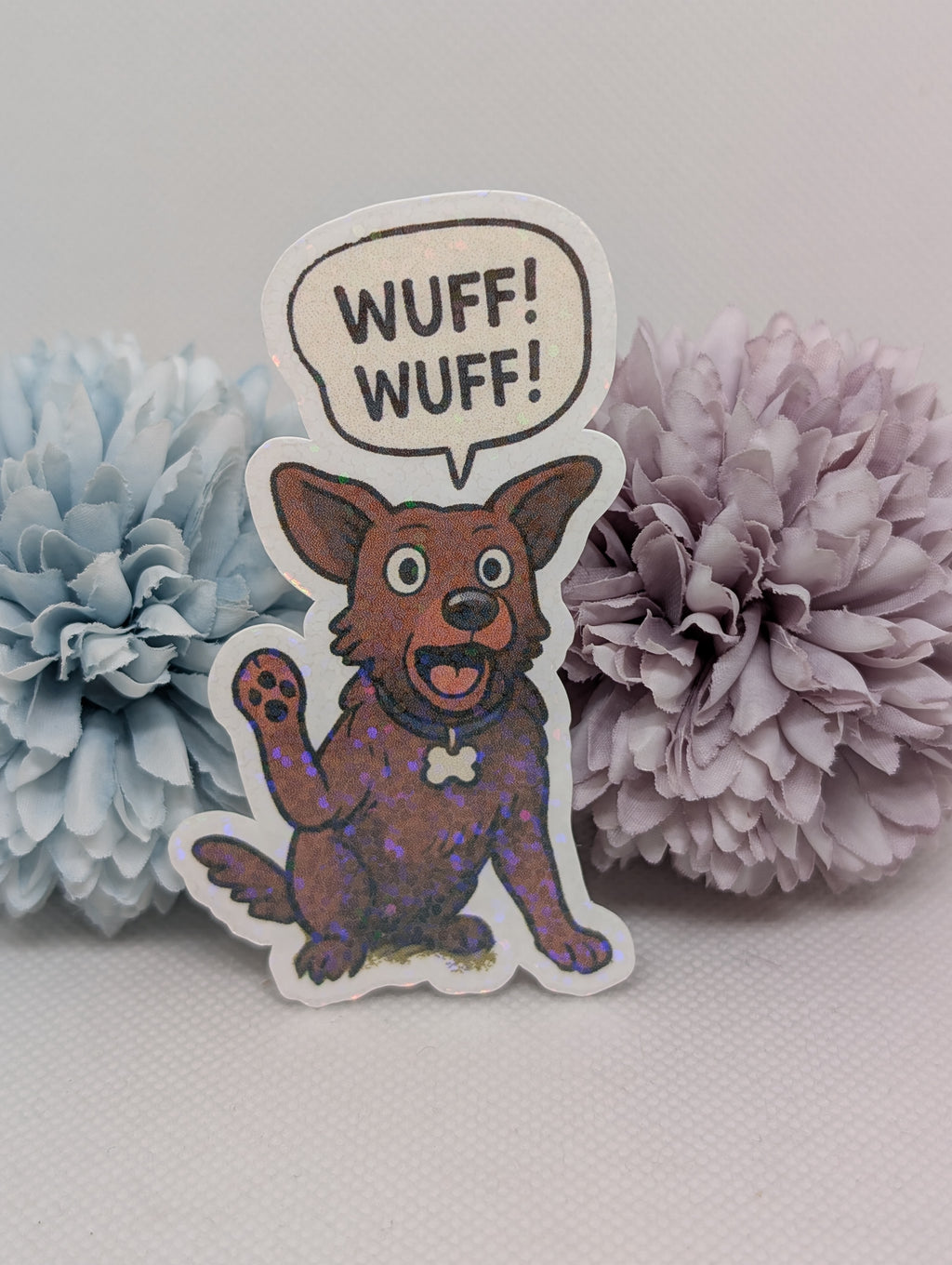 Sticker Hund Marla WUFF WUFF