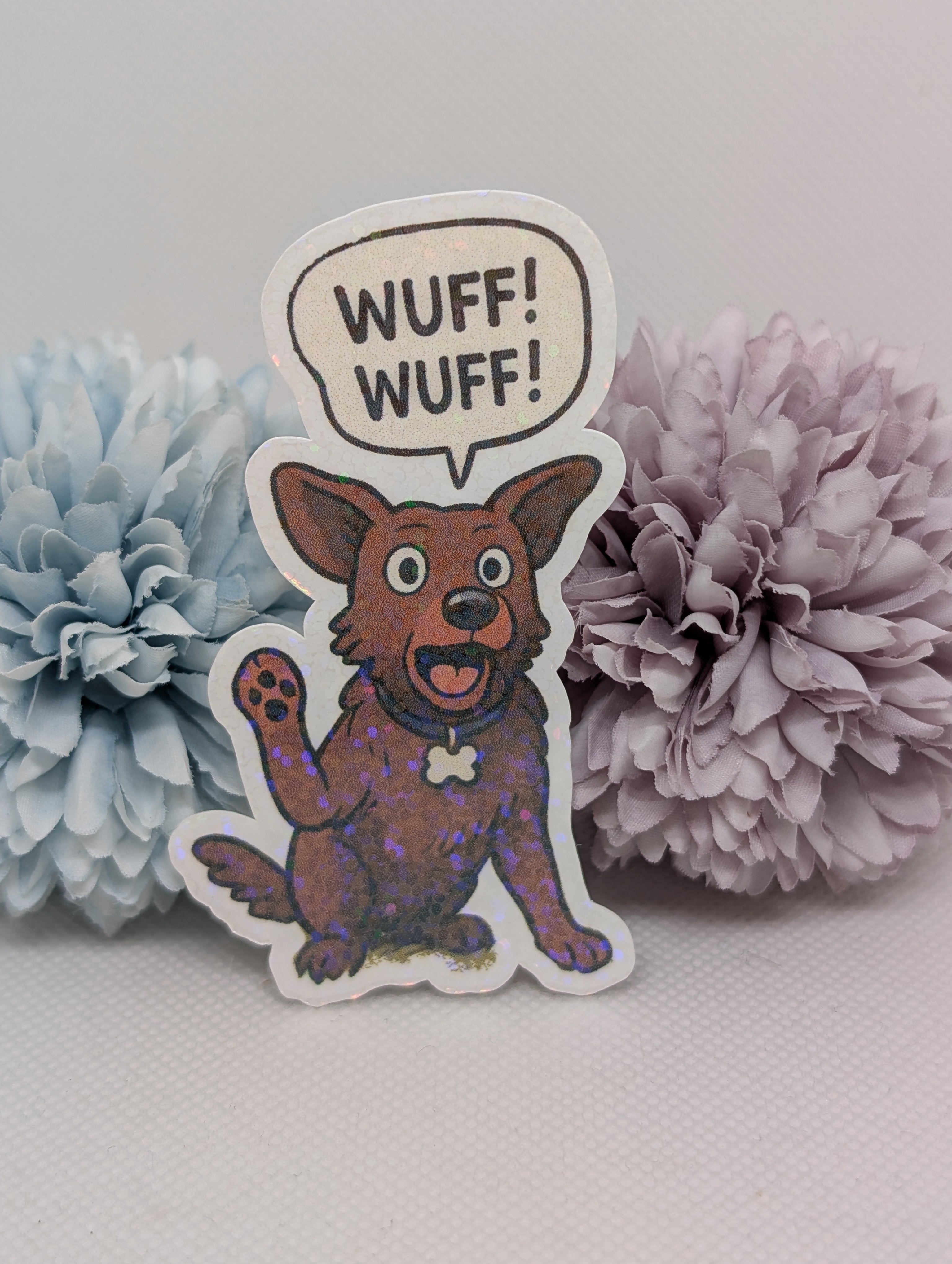 Sticker Hund Marla WUFF WUFF