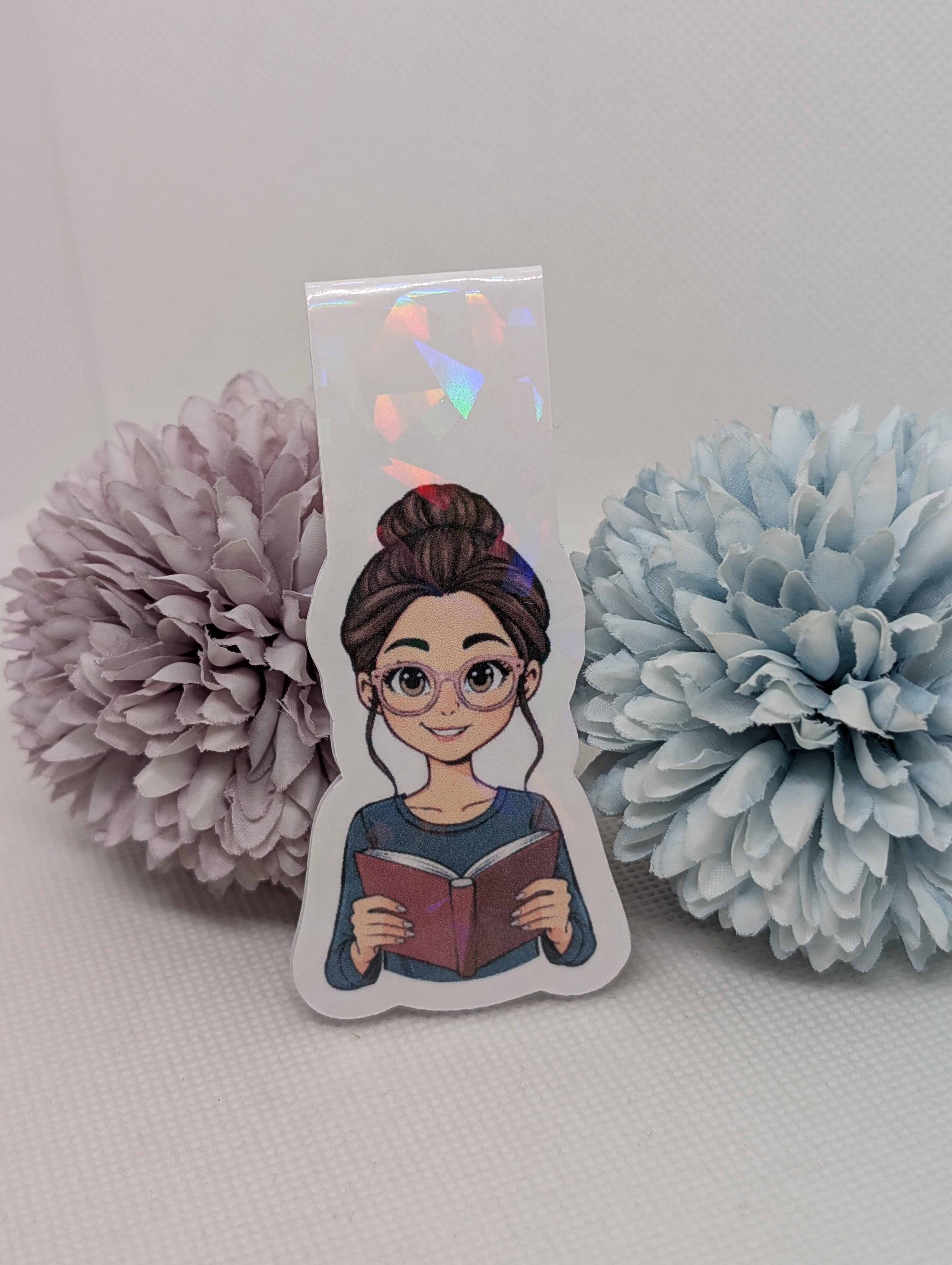 Magnetisches Lesezeichen Buchmädchen