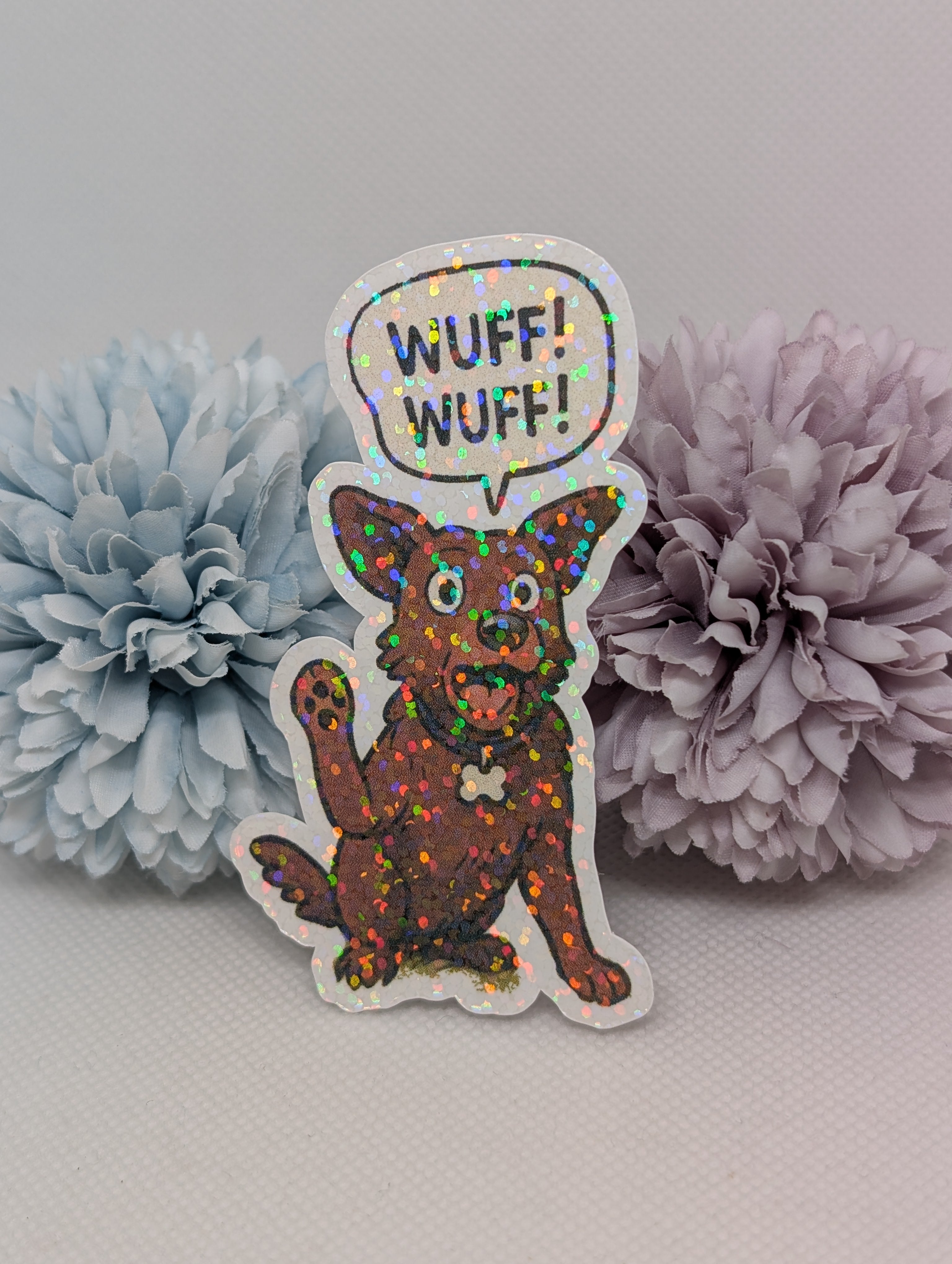 Sticker Hund Marla WUFF WUFF