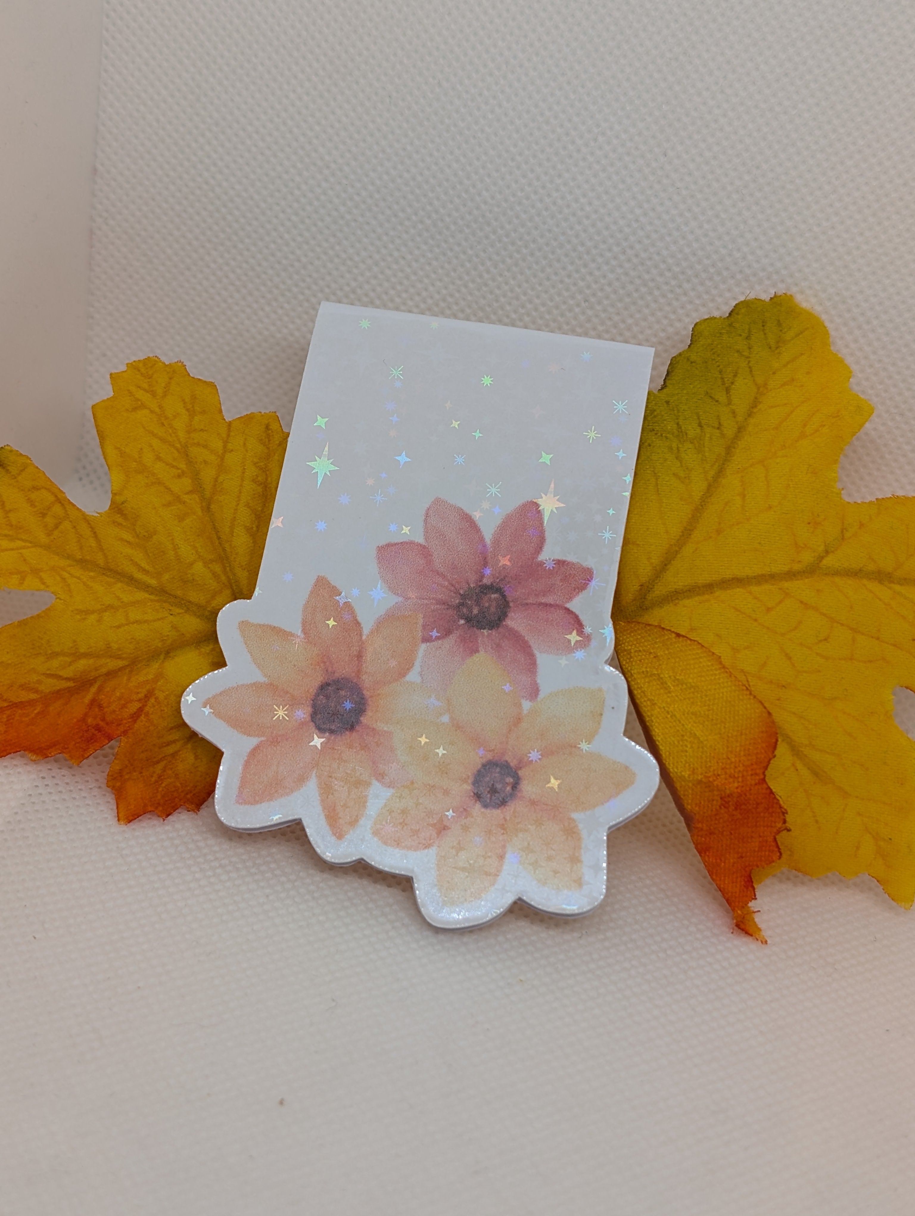 Magnetisches Lesezeichen Herbst Blumen