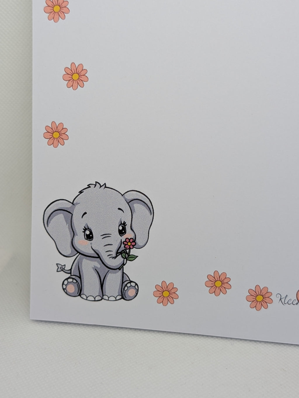 Notizblock Elefant Blume Nr. 13