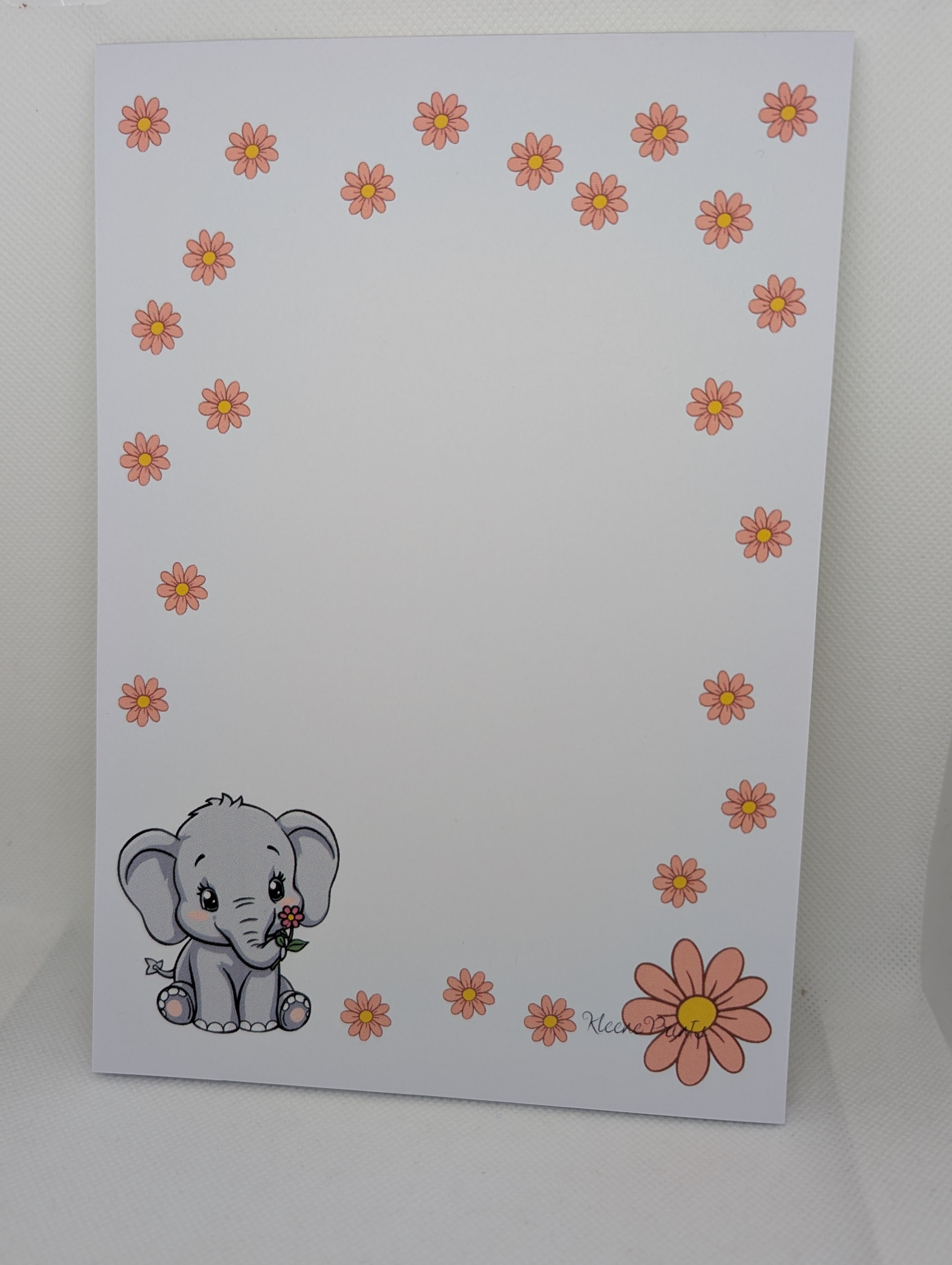 Notizblock Elefant Blume Nr. 13