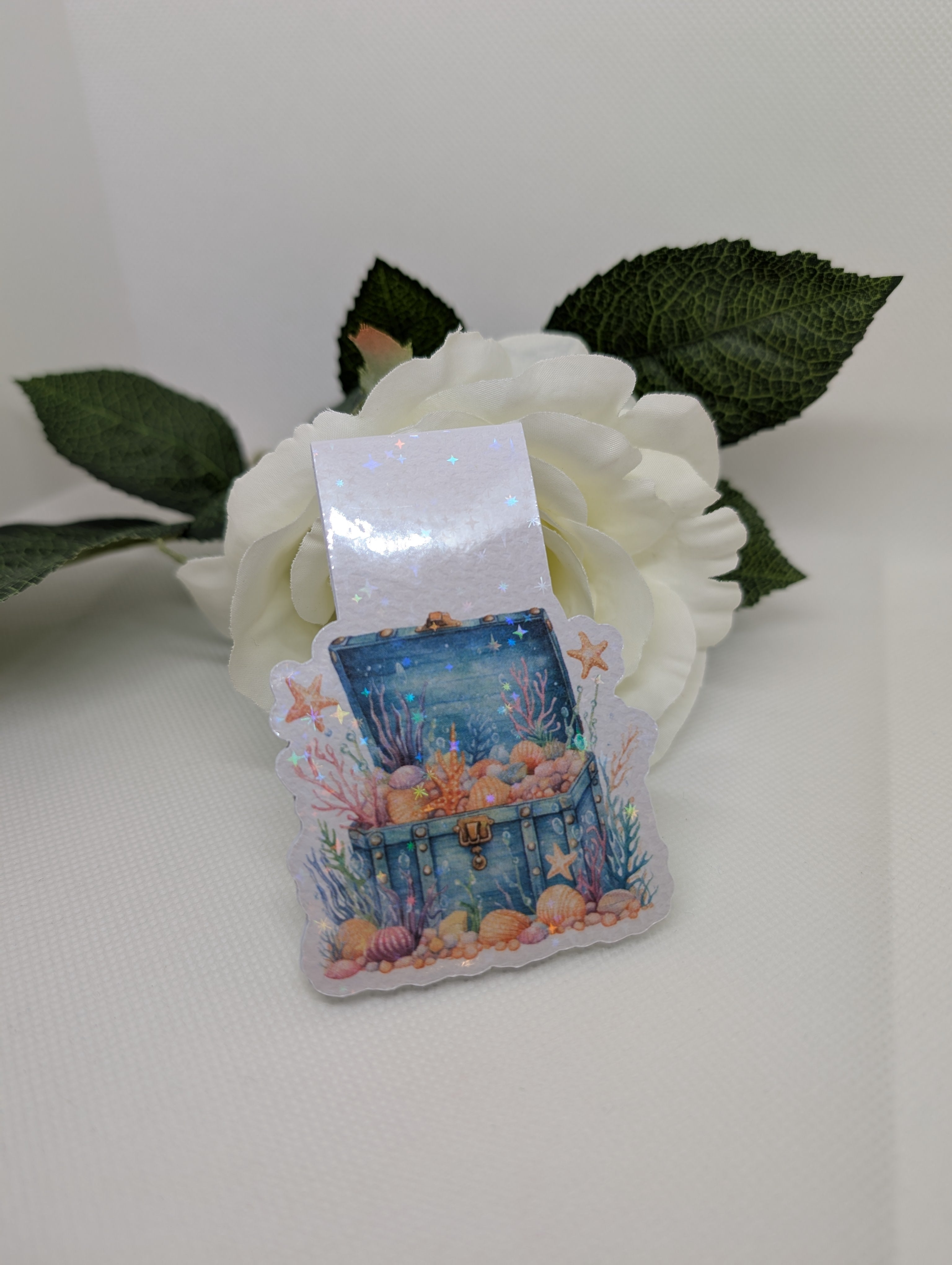 Magnetisches Lesezeichen Schatztruhe