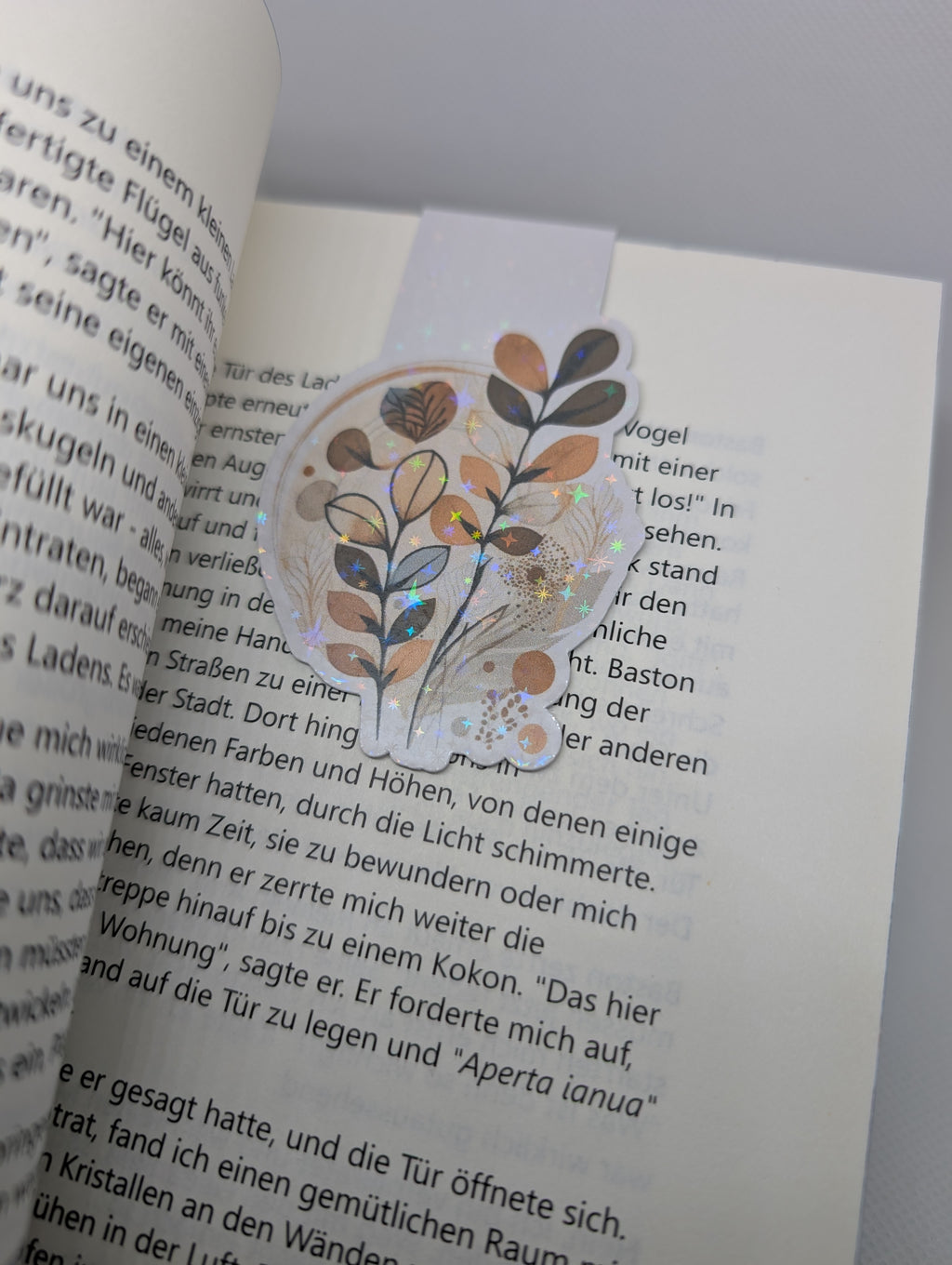 Magnetisches Lesezeichen Boho Blumen