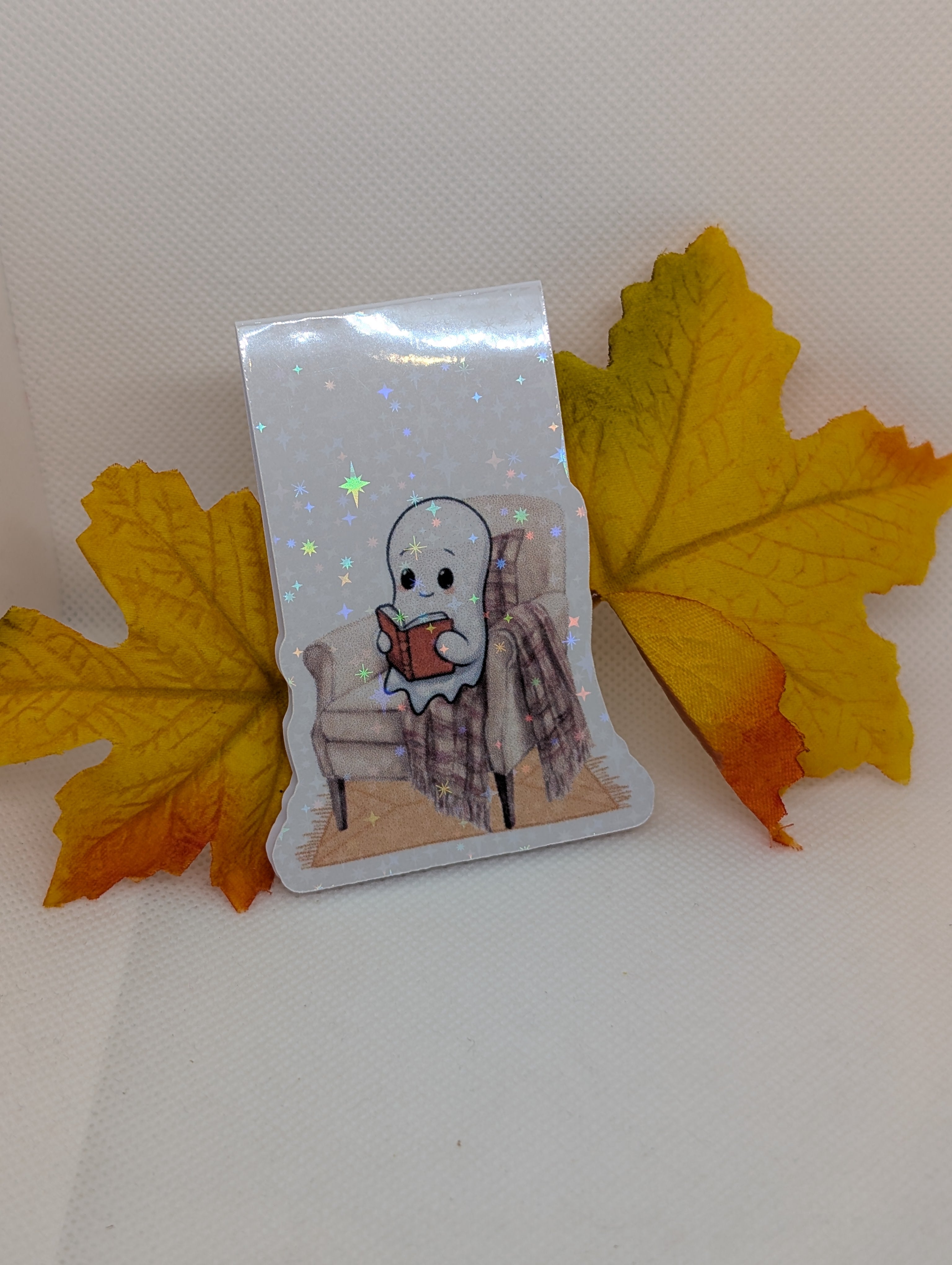 Magnetisches Lesezeichen Lesender Geist