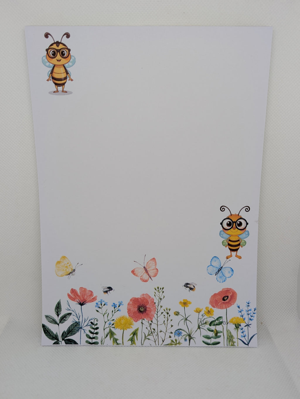 Notizblock Blumen und Bienen Nr. 14