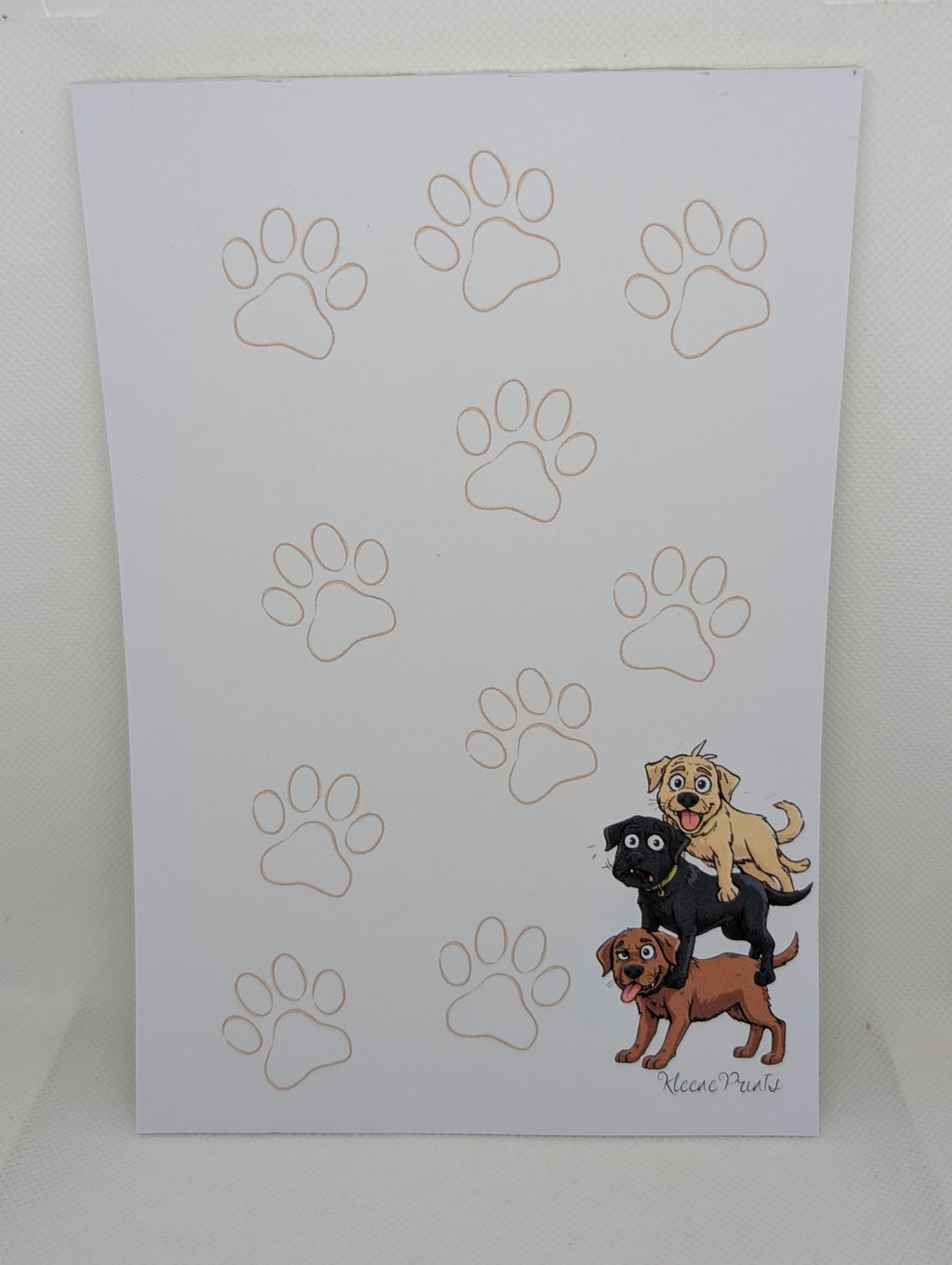Notizblock Labrador Pfoten Nr. 11