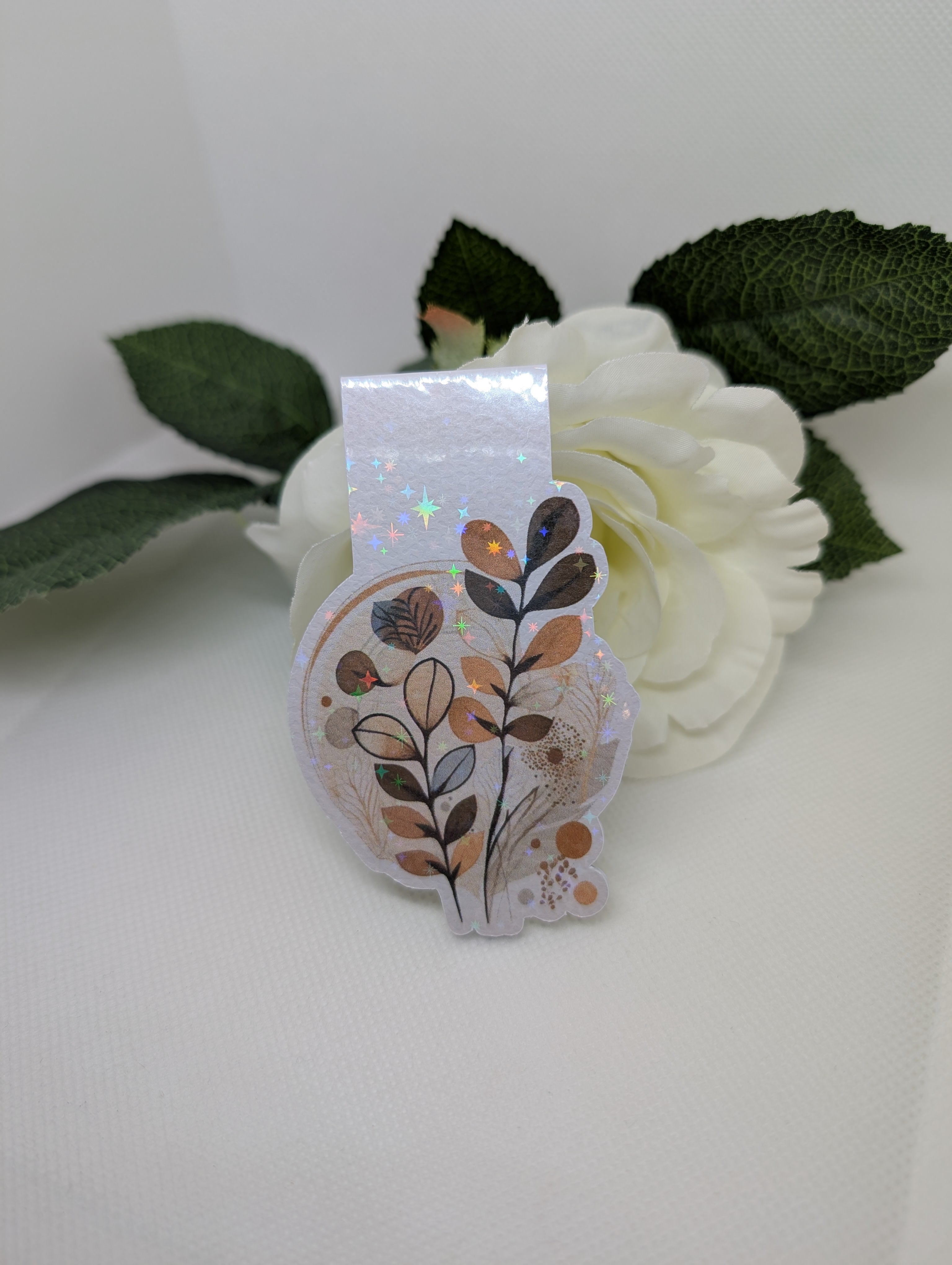 Magnetisches Lesezeichen Boho Blumen