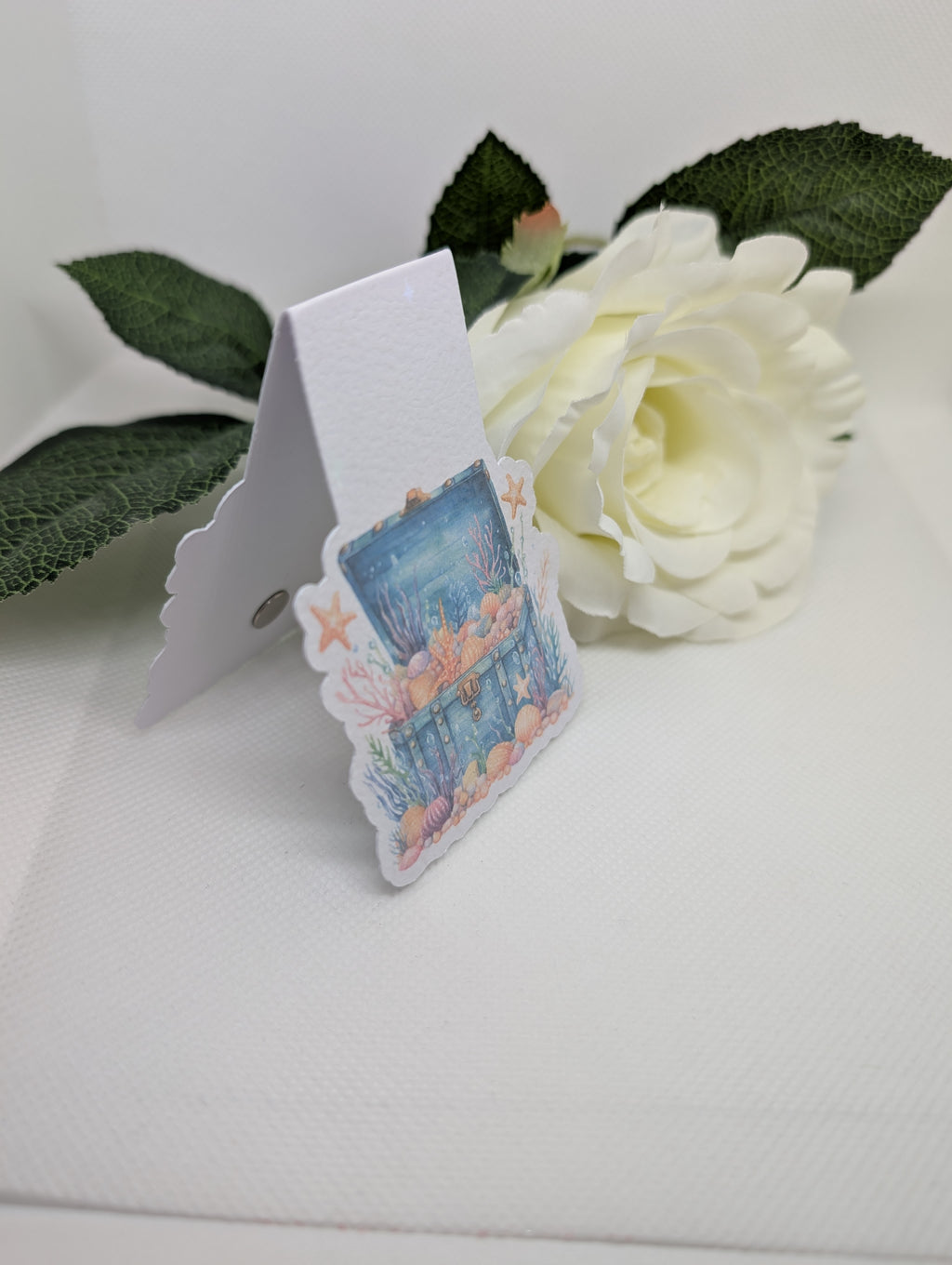 Magnetisches Lesezeichen Schatztruhe