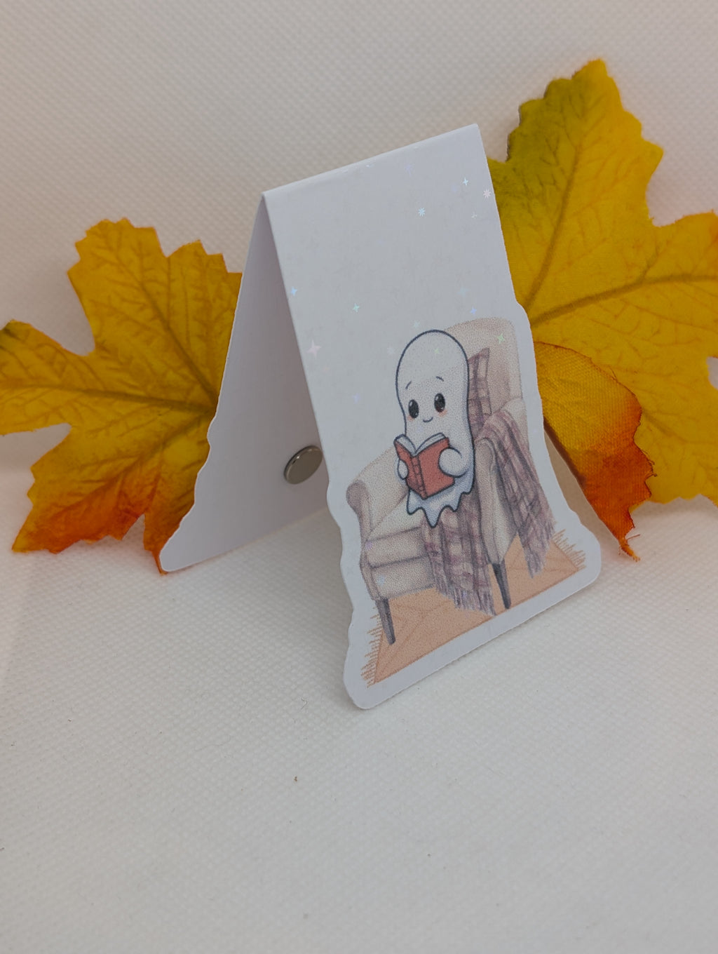 Magnetisches Lesezeichen Lesender Geist