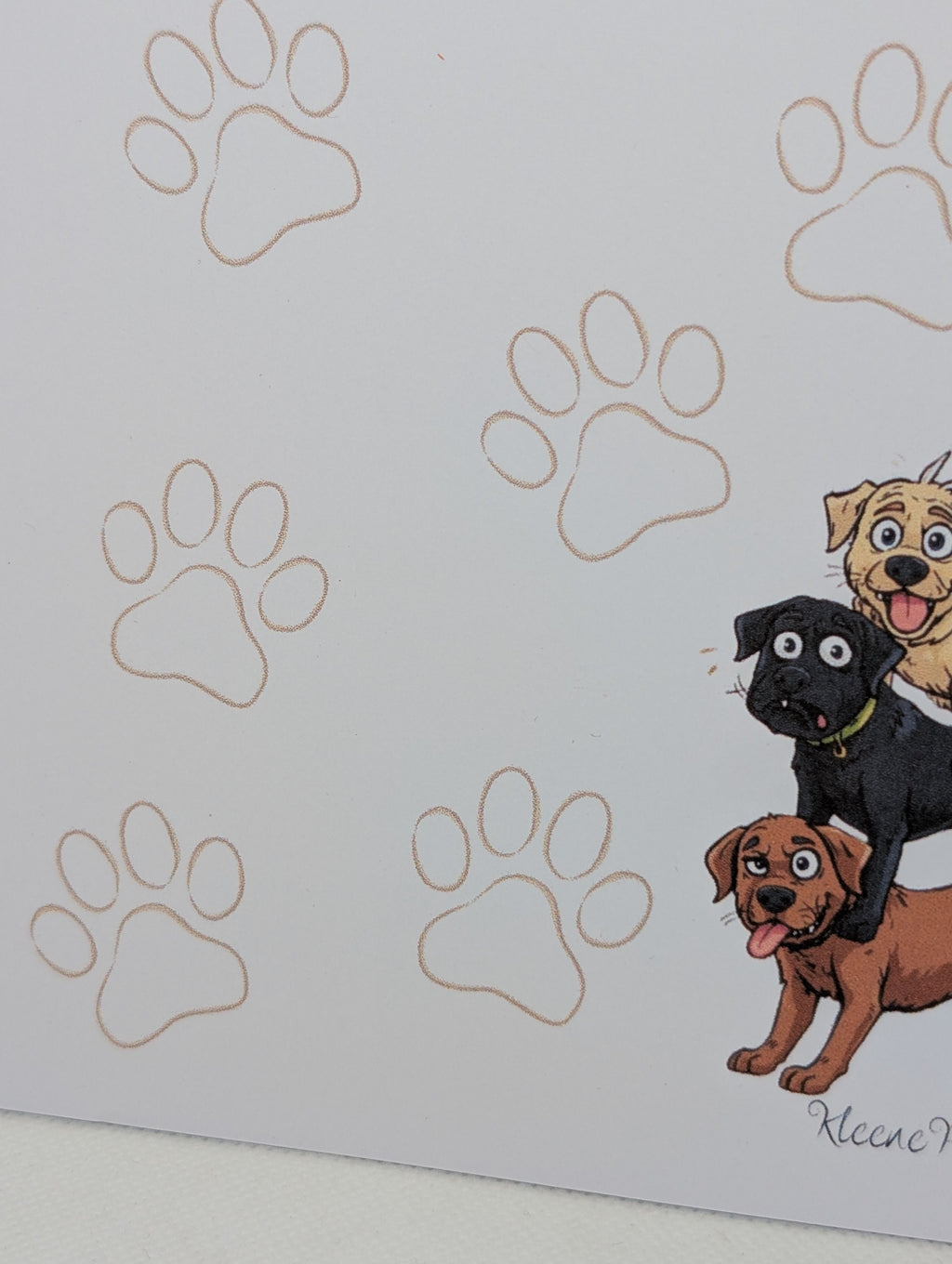 Notizblock Labrador Pfoten Nr. 11